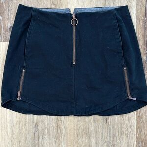 Hurley black mini skirt